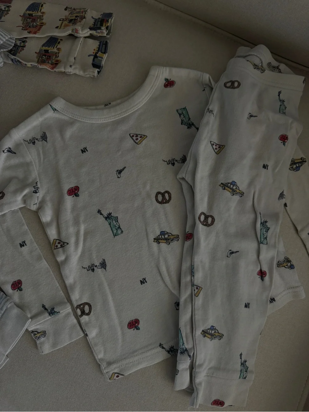 set of 3 - 100% cotton pjs
